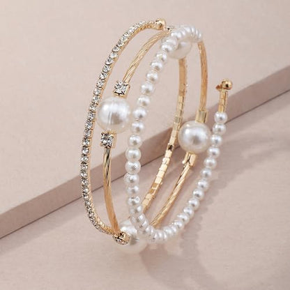 925 Sterling Silver Plated Heart Charm Bracelet for Women - Dainty Chain Love Gift Idea - style: Style10