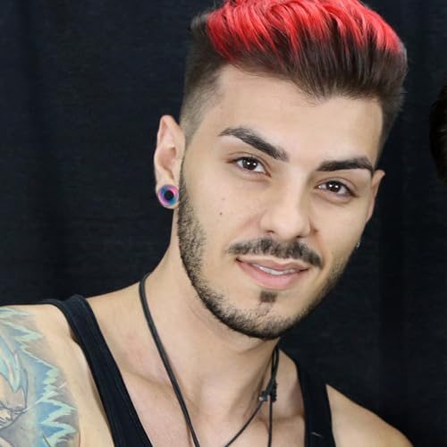 20Pcs Silicone Ear Gauges 2G-25mm Flexible Ear Tunnels Gauges Soft Expander Stretching Ear Plugs Tunnels Black Earring Piercings Jewelry for Men Women - color: Thick Pearl Blue Powder Silicone