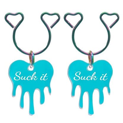 Fake Nipple Rings,Fake Nipple Piercings,Faux Nipple Piercing,Nipple Rings Non Piercing Jewelry - style: s..k it