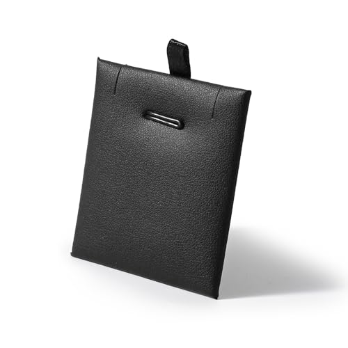 Oirlv Black Leather Jewelry Tray Insert Cards | Soft Protective Surface, Fits Standard Jewelry Trays, Holds Jewelry Securely, Sleek Professional Finish - style: PJ01103