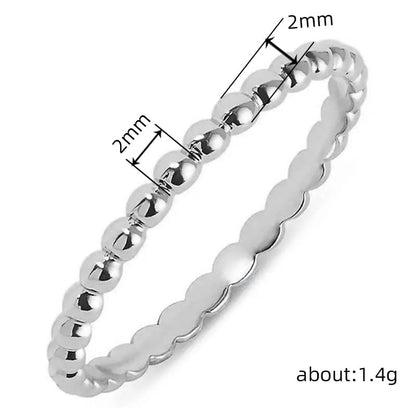 2MM Gold Stackable Rings Thin Band Rings Dainty Gold Rings for Women Trendy Beaded Twist Hammered CZ Stacking Rings 14K Gold Plated Rings for Knuckle Pinky Finger Jewerly Size 6 - size: Size 6