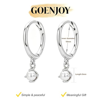 Gold Opal Huggie Earrings for Women, Minimalist Small Hoop Earrings with Zircons - color: silver C