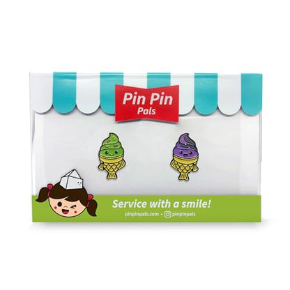 Enamel Pin Set (2 Pins Per Set) for Backpack, Bag, Lapel, Noodles, Food, Kawaii Button Collector - style: Taiyaki