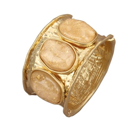 Chunky Bangle Bracelets for Women Cuff Bracelet Thick Gold Bangles Open Wide Arm Cuffs Bracelets Boho Jewelry - style: Cuff Bracelet