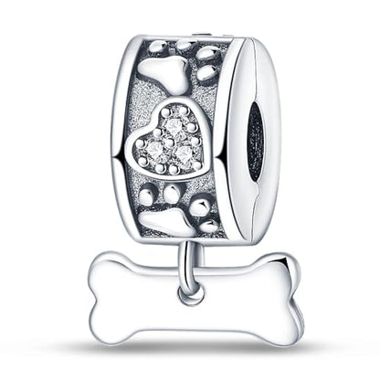 Pandach 925 sterling silver Clip Spacer Charm for Bracelet Clip Lock Stopper Bead Spacer European Openable Beads 2Pcs - style: 2-PAC290
