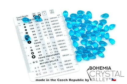 2.1oz (60 g) Mix of Unique Czech Bohemia Glass Pressed Beads, Rocailles, Aztec Pale Gold Crystal, Matte and Glossy, Hand Made BCV - color: Aztec Pale Gold Blue