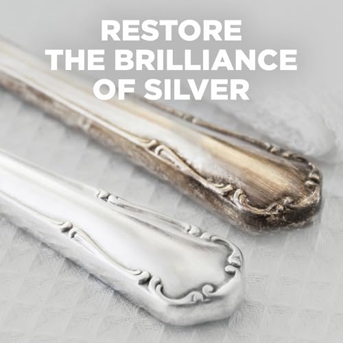 Wright's by Weiman Silver Cleaner and Polish Cream with Polishing Cloth, Ammonia-Free, Gently Clean & Remove Tarnish without Scratching - style: (Pack of 1)