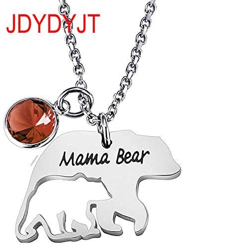 YJT January Birthstone Charms for Bracelet Necklace Jewelry Making Silver DIY Crystal 6mm