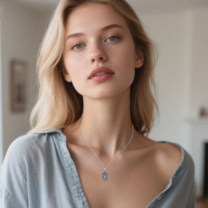 Witch Necklace 925 Sterling Silver Pentagram Triple Moon Pentacle Pendant Wiccan Pagan Jewelry Witchy Gifts for Women - style: Lilith Statue