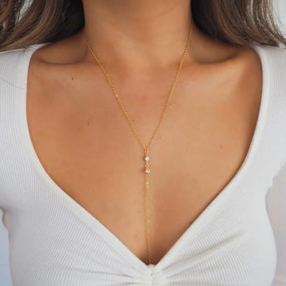 Gold Plated Body Chain for Women, Layered Bikini Waist Chain | Sexy Rhinestone Body Jewelry, Chest Belly Chain, Adjustable Fit, Crossover Design, Summer Beach Parties and Vacations - color: Gold12