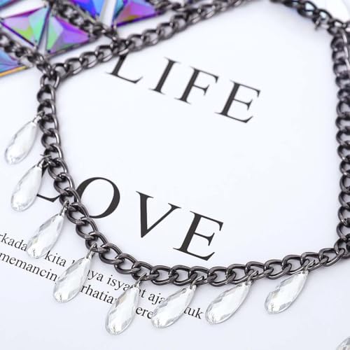 CanB Boho Body Chain Sexy Rhinestone Bikini Bra Body Chain Bra Beach Body Accessories Jewelry for Women