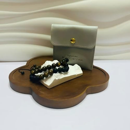 Triple Protection Bracelet & Healing Crystals Tiger Eye Beads Bracelet for Men Women, Natural Stone Bracelets for Men - style: Tiger Eye Bracelets - 2 Packs