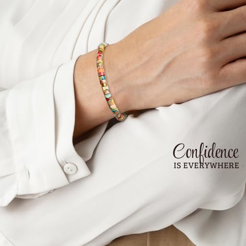 Inspirational Bracelet Gifts for Women, Natural Stone Beaded Bracelets | Thinking of You Get Well Soon Encouragement Healing Bracelets Christmas Day Birthday Gifts for Women Friends Sister - color: B-C KING STONE-APPRECIATED