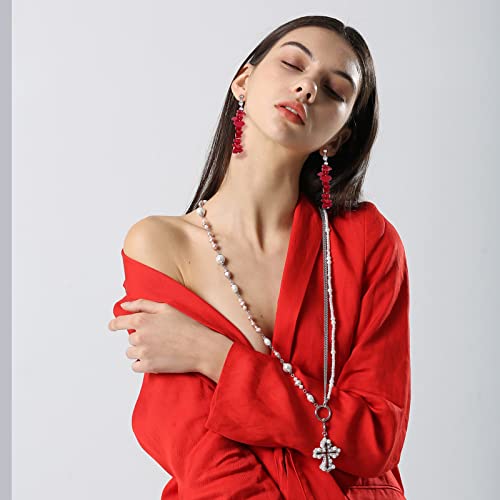 15 Pairs Wholesale Clip on Earrings for Women Trendy,Lightweight Clipon Earrings for Women in Silver Tone - style: Style C