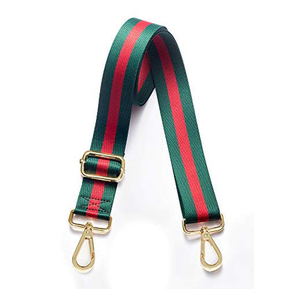 Kolti Purse Strap Replacement Crossbody Handbag Stripe Wide Adjustable - color: Gold Buckle-14