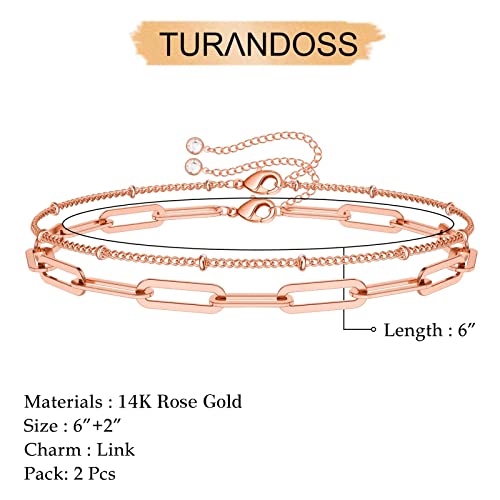Dainty Gold Bracelets for Women, 14K Gold Plated Adjustable Layered Beads Bracelet Cute Evil Eye Oval Chain Pearl Bar Turtle Gold Bracelets for Women Jewelry - style: Grey crystal beads&Heart