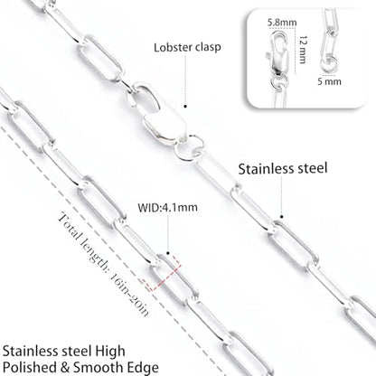 Womens Stainless Steel 18K Gold Plated Chain Necklace Jewelry Silver link Chain for Women Waterproof Never Tarnish 2/3/4mm 16 18 20 Inches - size: 16 inch, style: Crisscross Chain