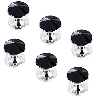 Cufflinks for Men with 4/6 pcs Shirt Studs Set, Gift Box Packed, Mens Jewelry or Accessories for Wedding, Party, Anniversary, Birthday