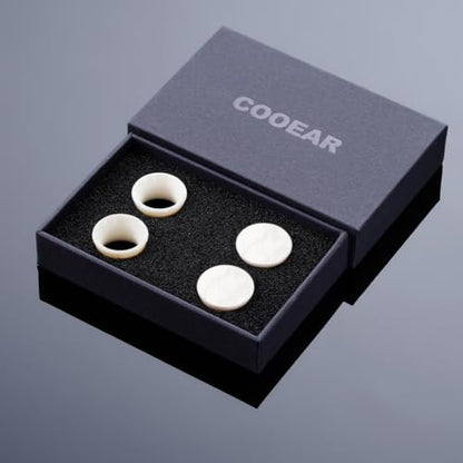 2 Pairs Matched Set Gauges for Ears Flesh Tunnels Kits Plugs Earrings Blue Acrylic Ear Expander Stretchers Piercing. - color: Y6632B, size: 0g(8mm)