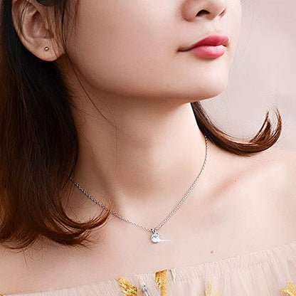 Jude Jewelers Stainless Steel Classical Simple Plain Solitaire Style Collar Charm Necklace - color: Silver