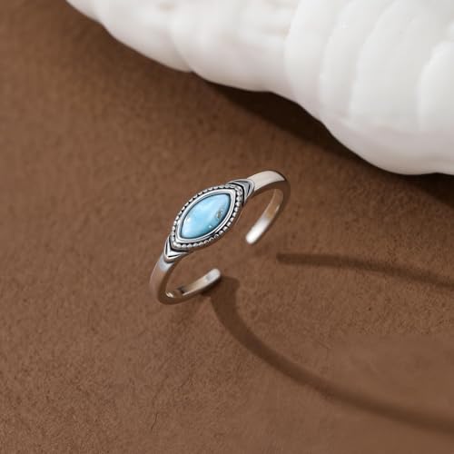 Gemstone Toe Rings Adjustable 925 Sterling Silver Open Band Toe Rings Jewelry Gifts for Women