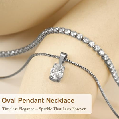Layered Necklaces for Women, Dainty 14K Gold Plated Diamond Tennis Necklace, Simple Stackable Layered Gold Necklaces for Women Trendy Sparkly Cubic Zirconia Pendant Necklace Set Jewelry Gift - color: Silver - Tennis & Irregular Diamond