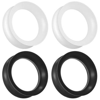 Cisyozi 10G-50mm Thin Silicone Gauges for Ear Flexible Double Flare Gauges Tunnels Expander Stretching Gauge Earlets Plugs Gauges Kit Earlets Retainer Same Sizes 3 Colors - style: Size: 22mm = 7/8 inch