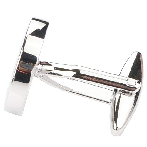 Mens Classic Stainless Steel Initial Cufflinks 26 Alphabet Initial Letter Cufflinks Business Wedding Shirts A-Z - style: N