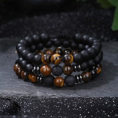 Boho Turquoise Bracelet Stack For Women Wooden Beaded Stretch Wrap Bracelet Jewelry - color: D-boho beaded Bracelet stack