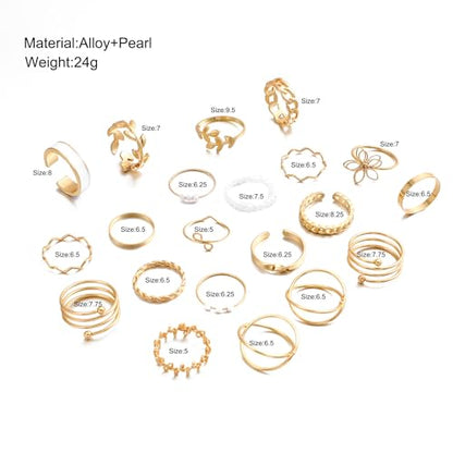 Stocking Stuffers Gold plate and Silver Plated Jewelry Sets Stocking Stuffers for Women Costume Jewelry Chain Necklace Bracelet Earrings and Rings Sets for Women Bulk Jewelry - color: JJG50Hgold