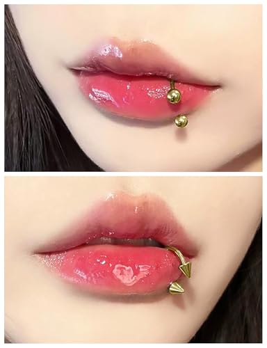 12G Septum Rings Ear Gauges Earrings Hoops Eyebrow Piercings lip Rings Hoop 316L Surgical Steel Cartilage Helix Tragus Rook Daith Earrings Piercing Jewelry for Women Men 10mm 12mm 14mm 16mm - style: 12G，10mm-16mm，Gold Tone