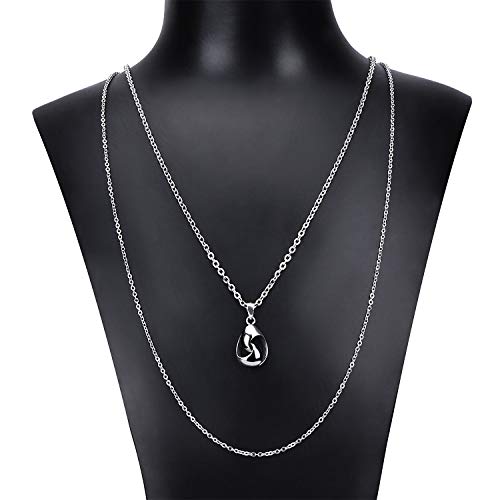 33 Feet Necklace Chains Stainless Steel DIY Link Chain Necklaces with 20 Lobster Clasps and 30 Jump Rings for Jewelry Making(1.5 mm Wide) - size: 1.5 mm Wide
