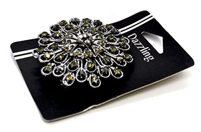 Belagio Enterprises 2 1/2-Inch Rhinestone Brooch | BW-171-182 - size: 2-1/2-Inch, style: BW-131