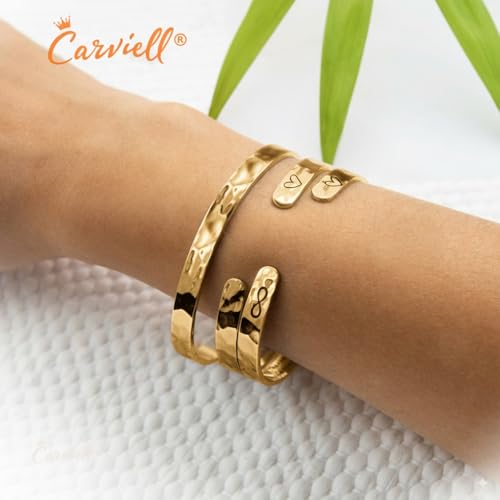 Bracelet - Gifts for Women – Inspirational, Friendships, Love, Mom, Daughters, Sisters, Christian, Graduations, Memorials & Wedding Gifts – 100+ Phrases – Stainless Steel, Gift Ready - color: CHRISTIAN Gift - Be still, and know that I am God – Psalm 46:10