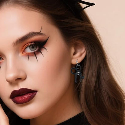 Halloween Stud Earrings Set for Women Stainless Steel Hypoallergenic Jewelry with Pumpkin, Spider, Ghost, Bat & Skull Designs Spooky Halloween Accessories & Gifts for Teachers