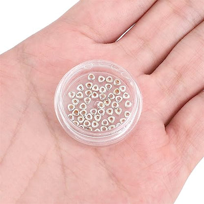 Silver Plated Triangle Spacer Beads 2.5x1.5mm 50pcs for Jewelry Making Findings Non Tarnish - color: Silver, size: 2.5x1.5mm Triangle