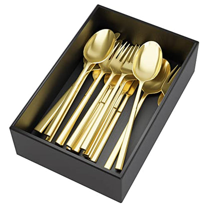 Black Bamboo Drawer Organizer - Silverware&Utensil Holder Organizer for Kitchen Drawers, Multi-Use Drawer Dividers Boxes for Bathroom Counter，Cabinet, Garage, Office Desk, Makeup, Jewelry (9"6"2.5") | Silverware Cutlery Utensil Tray, Multi-Use Drawer Divi