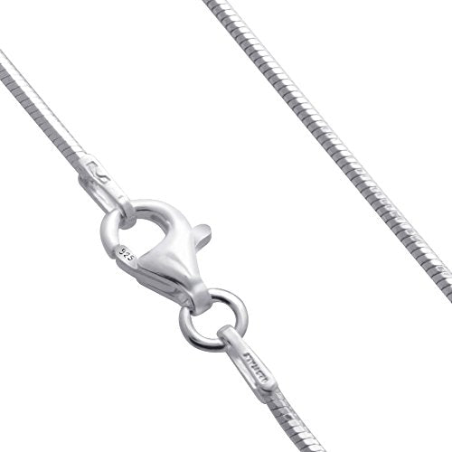 Gem Avenue Italian 925 Sterling Silver Lobster Clasp Snake Foot Chain Anklet Ankle Bracelet - size: 10 Inch
