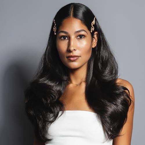 The Hair Edit Temptation Bobby Pins - Decorative Gold Metal Snake-Shaped Hair Clips