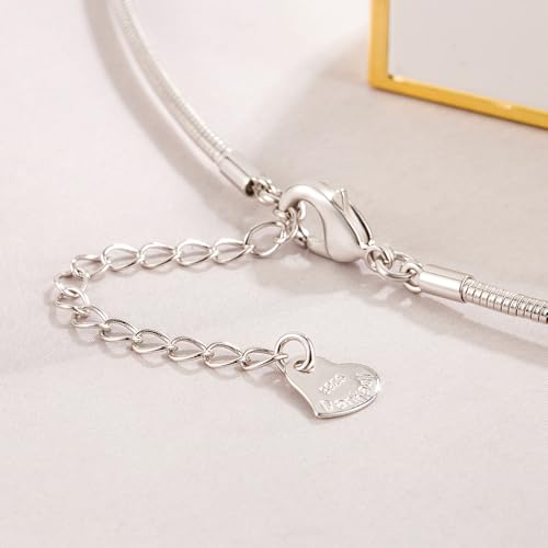 Solid 925 Sterling Silver 2.5mm Snake Chain Choker Necklace | Delicate Clavicle Chain for Layering, 16" 18" 20" Length for Women - size: 18"