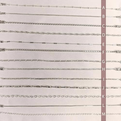 Sterling Silver Chain Bracelets for Women - Dainty 925 Silver Adjustable Bracelets, Minimalist Layering Jewelry, Stackable Chain Styles - style: A1