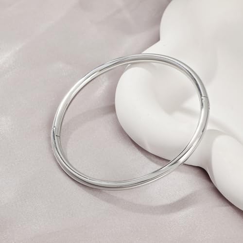 18K Gold Bangle Bracelets for Women 925 Sterling Silver Bracelets Bracelets Adjustable Boho Bracelets Stackble Cuff Bangle Bracelets for Men Women Chunky Gold Bangle Open Cuff Bracelets Christmas Gift - color: Bracelets-17