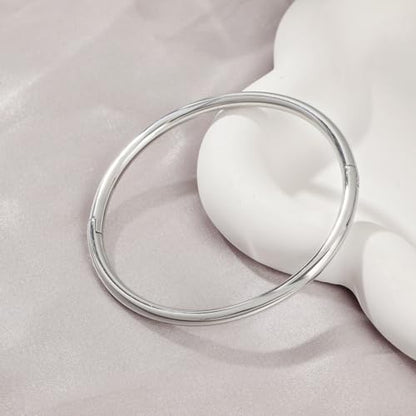 18K Gold Bangle Bracelets for Women 925 Sterling Silver Bracelets Bracelets Adjustable Boho Bracelets Stackble Cuff Bangle Bracelets for Men Women Chunky Gold Bangle Open Cuff Bracelets Christmas Gift - color: Bracelets-17