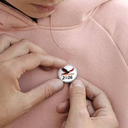 Pins, Round Metal Lapel Pin 1 Inch, Novelty Badge for Bags Hats Tie Shirts Jackets - color: style-5-1