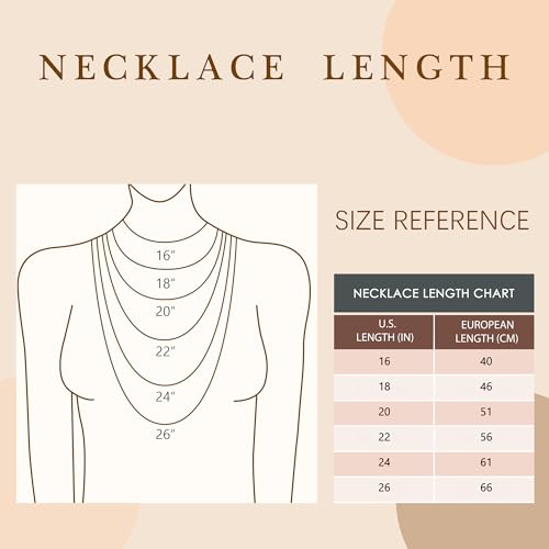 BAYLAY Gold Necklace for Women, Gold Chain for Women | 18K Gold Plated, Dainty Gold Necklace for Women, Necklace Chain, Gold Jewelry, Gifts, Size 16/18/20/22/24/26 Inch - size: 16, style: Herringbone(0.9mm)
