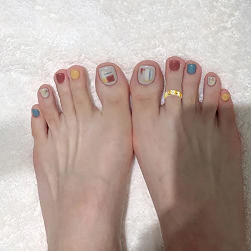 Staligue 20pcs Adjustable Toe Rings Set for Women Fingers Joint Tail Summer Beach Arrow Flower Open Rings Foot Jewelry - color: Golden