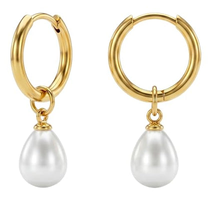 Gold Plated Dangle Earrings Dainty Silver Drop Earring Trendy Long Dangling Wedding Bridesmaid Hoop Diamond Crystal Cute Earring Prom Jewelry Graduation Gifts for Women - color: gold