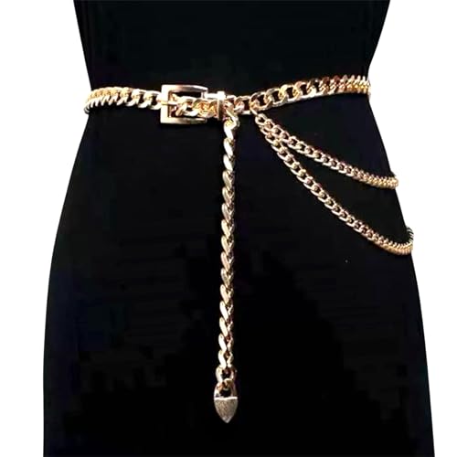 Millennials In Motion Designer Belt - color: Gold Layered