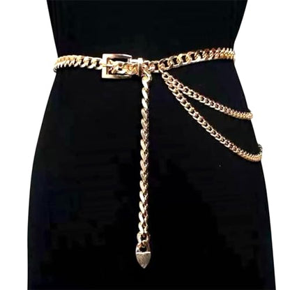Millennials In Motion Designer Belt - color: Gold Layered