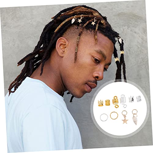 90pcs Dreadlock Hair Accessory Set Metal Hair Cuffs Fashion Jewelry for Women Hollow Design